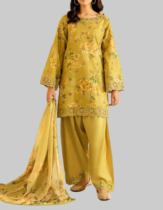 Iznik 446 print and embroidery lawn