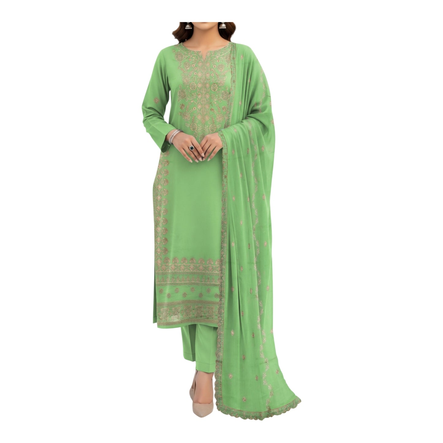 Nura embroidered lawn