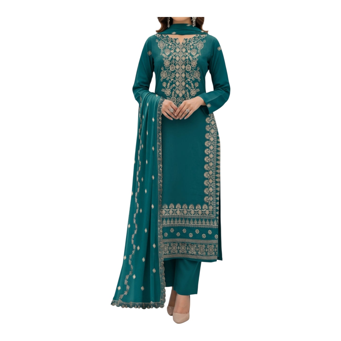 Nura embroidered lawn