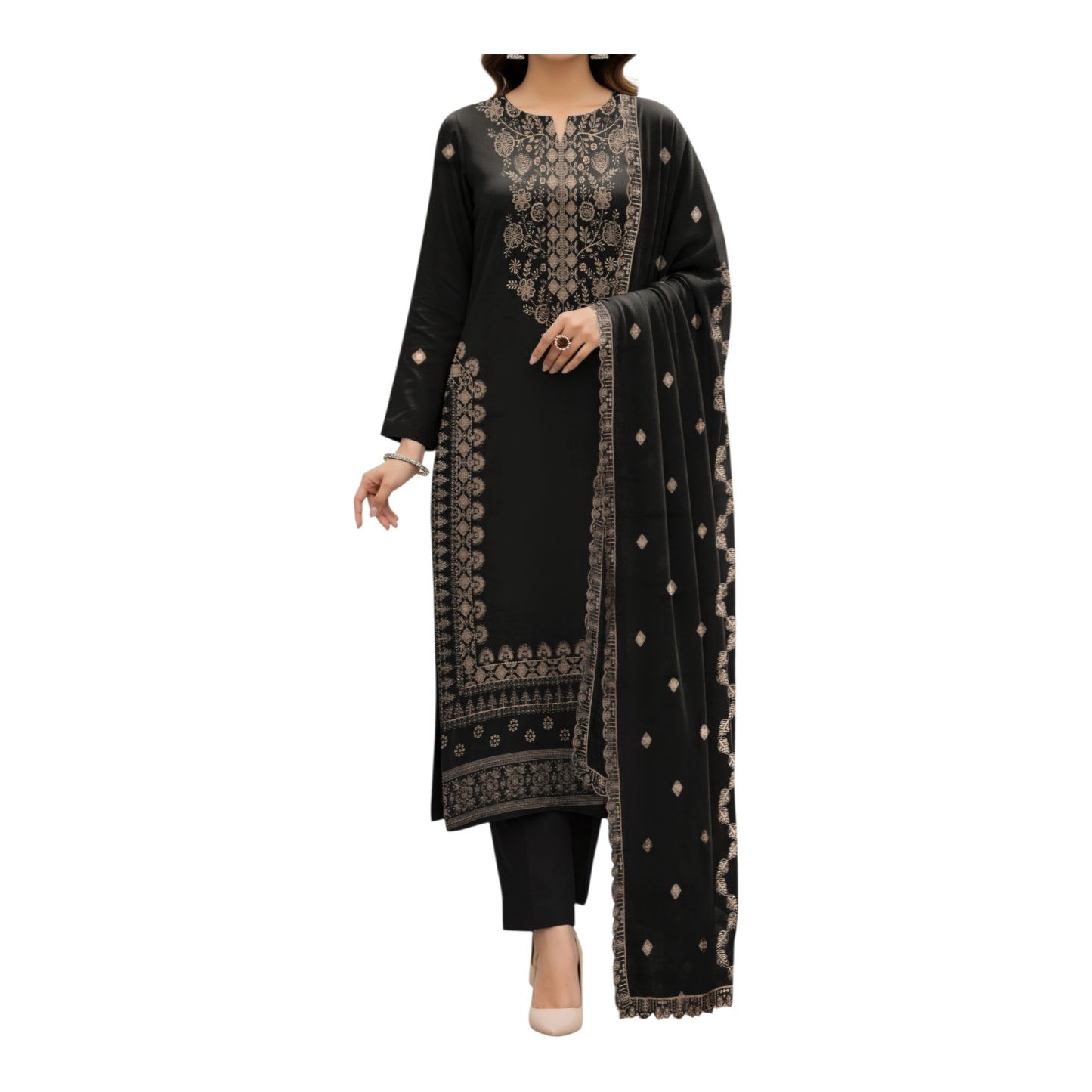 Nura embroidered lawn